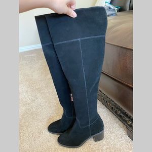New! Michael Kors Suede Over-the-Knee Boots